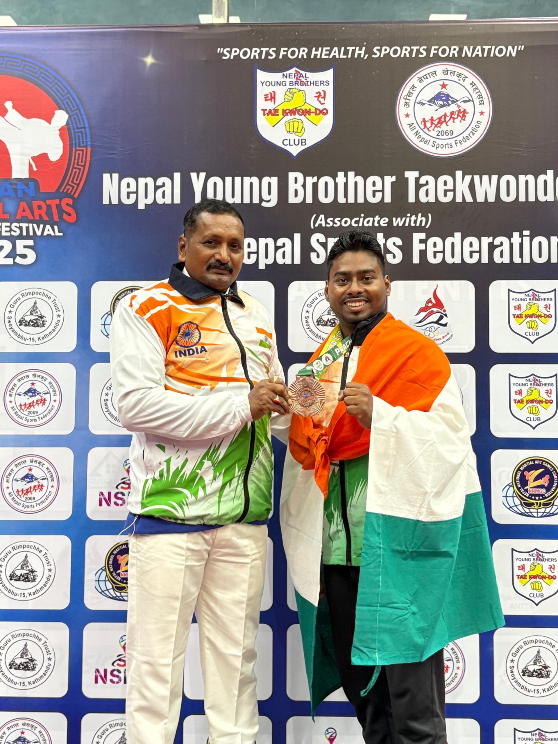 ଏସିଆନ୍ ମାର୍ସଲଆର୍ଟ ର ଟାଏକୋଣ୍ଡୋ ପ୍ରତିଯୋଗିତାରେ ବିଶ୍ୱରଞ୍ଜନଙ୍କୁ କାଂସ୍ୟ ପଦକ