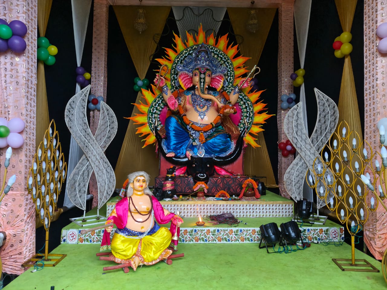 ଖୋର୍ଦ୍ଧା ର ବିଭିନ୍ନ ପୂଜା ମଣ୍ଡପ ରେ ପୂଜା ପାଉଛନ୍ତି ଅଗ୍ରପୂଜ୍ୟ ଗଜାନନ