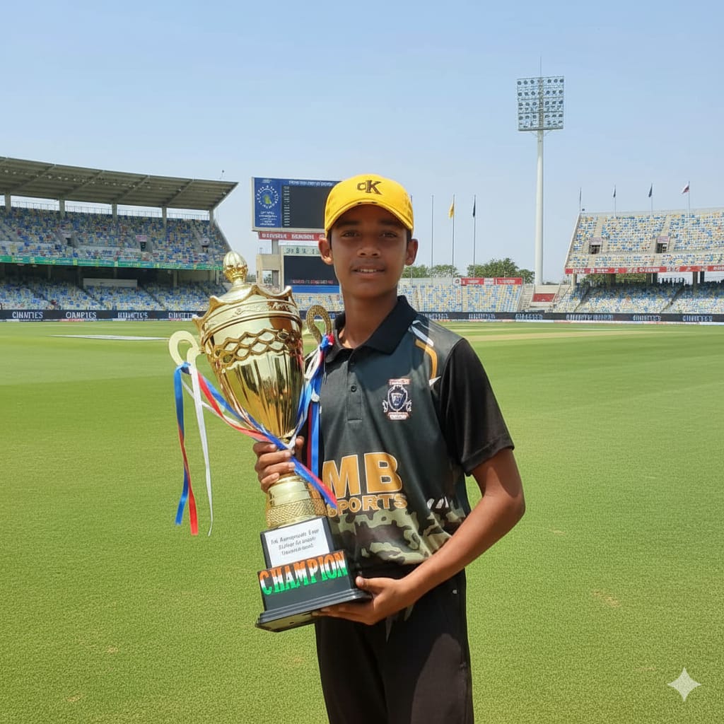 ୧୬ବର୍ଷରୁ କମ ଆନ୍ତଃଜିଲ୍ଲା କ୍ରିକେଟ ଟୁର୍ଣ୍ଣାମେଂଟ ରେ ଓମକାରଙ୍କ ବିରଳ ର ରେକର୍ଡ