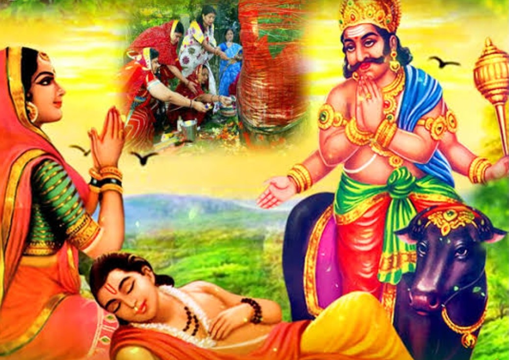 ସତ୍ୟବାନଙ୍କ ଲାଗି ମନ୍ଦିର ଆଗରେ ସାବିତ୍ରୀ ଭିଡ