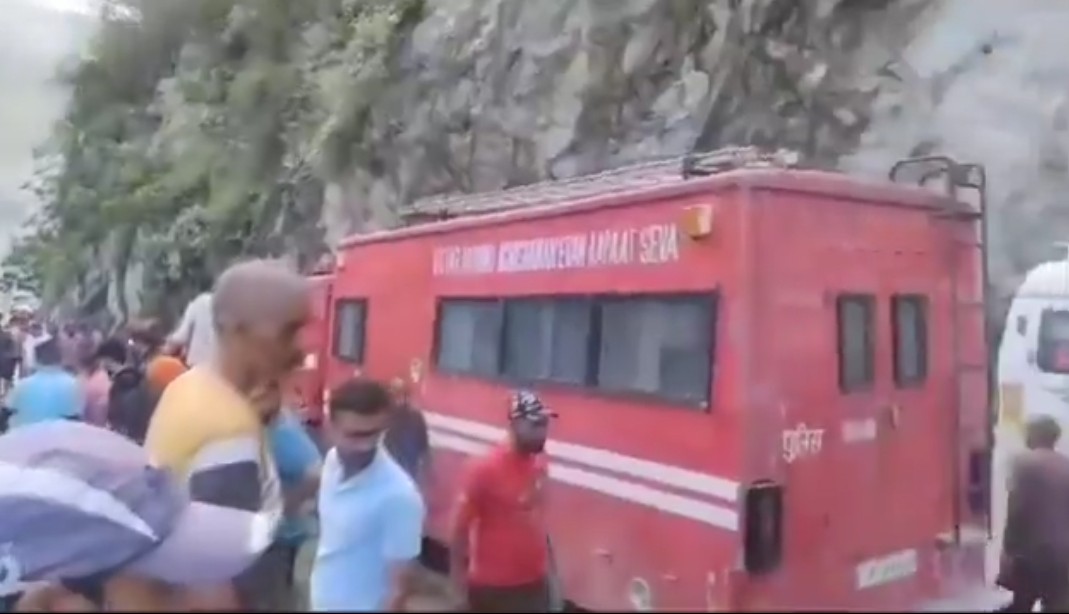 A horrific road accident at Rudra Prayag