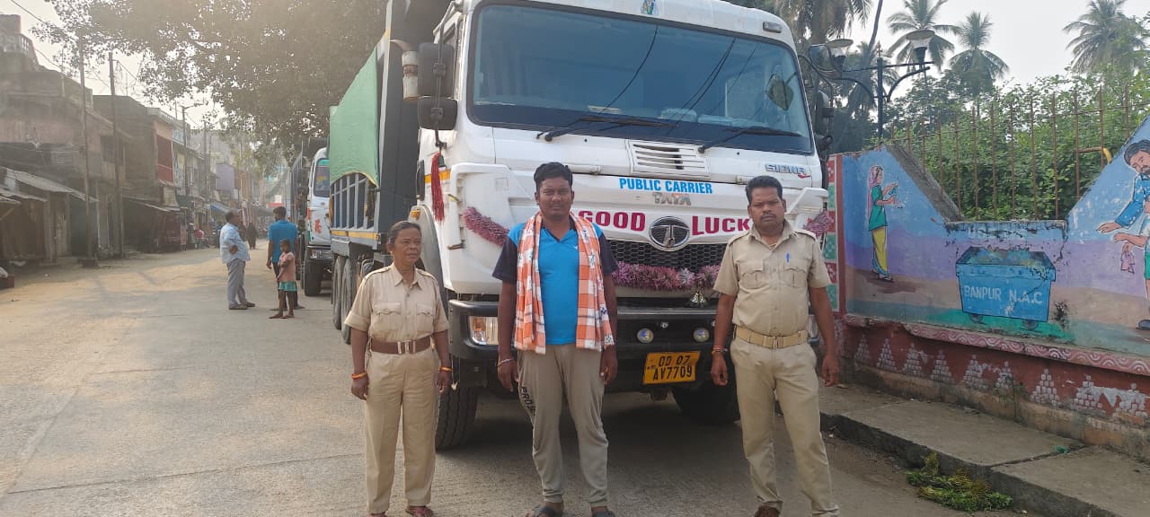 Police continue intensified drive against illegal mining and unauthorised transportation of laterite stone and morrum.