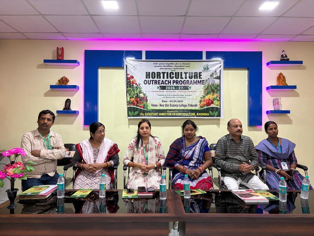 Students sensitised to scope, career prospects and entrepreneurial opportunities in horticulture